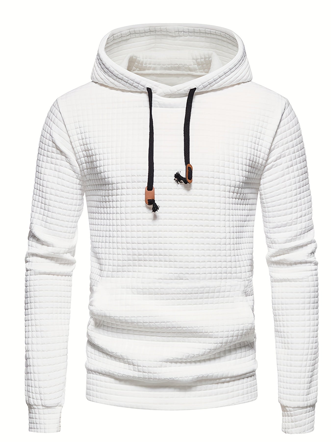 Men's Casual Pullover Hooded Sweatshirt With Kangaroo Pocket Streetwear For Winter Fall