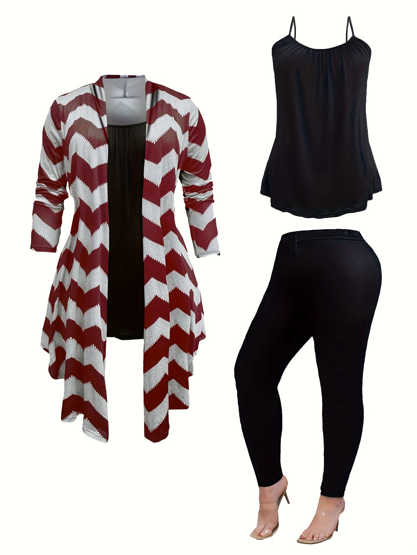 Plus Size Casual Outfits Set